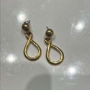 Elegant Gold Loop Earrings